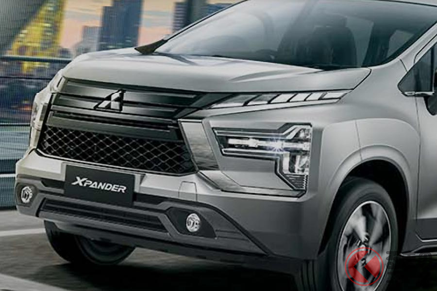 ダイナミックなフロントフェイスが特徴の三菱「エクスパンダー」