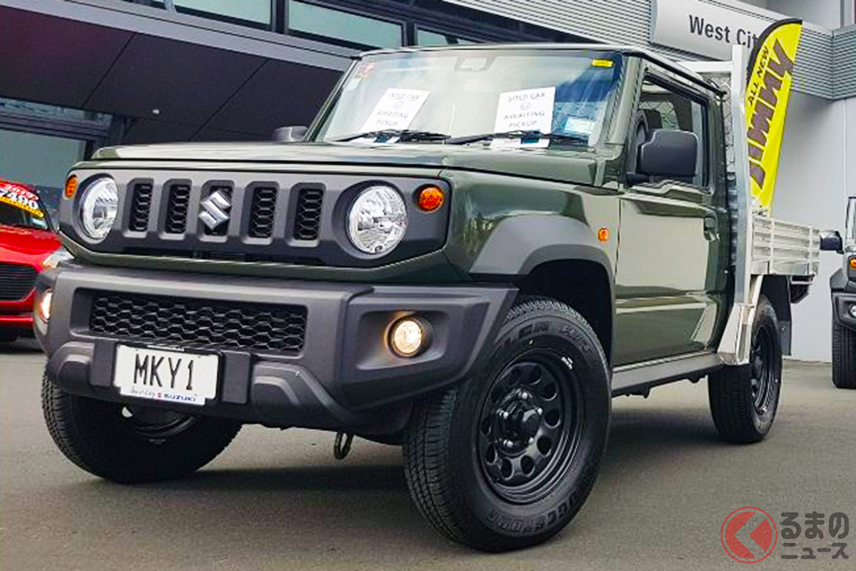 ニュージーランドのスズキディーラーが販売する「ジムニー フラットデッキ」(写真提供:West City Suzuki)