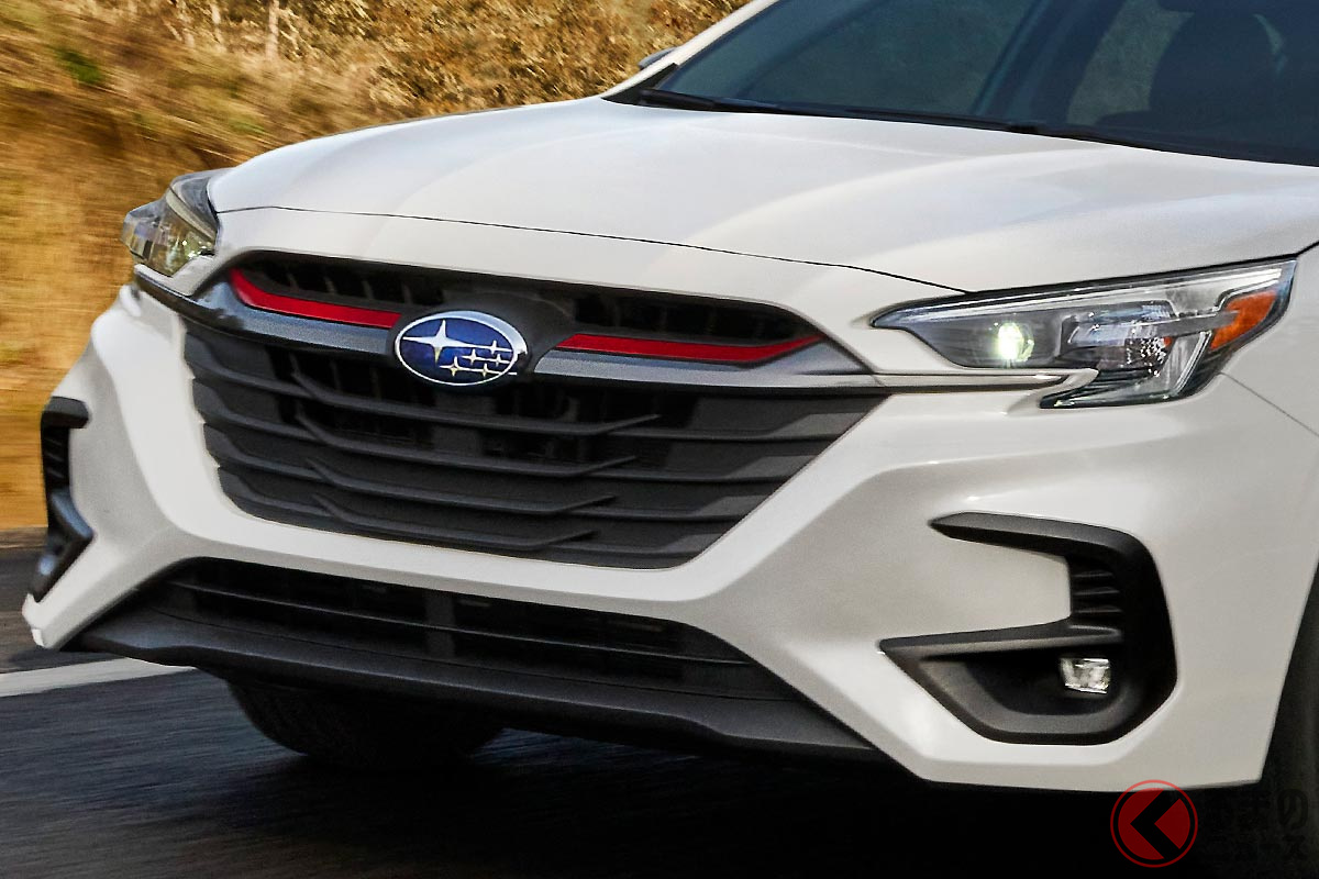 米国仕様のスバル7代目「レガシィ」(スポーツグレード)