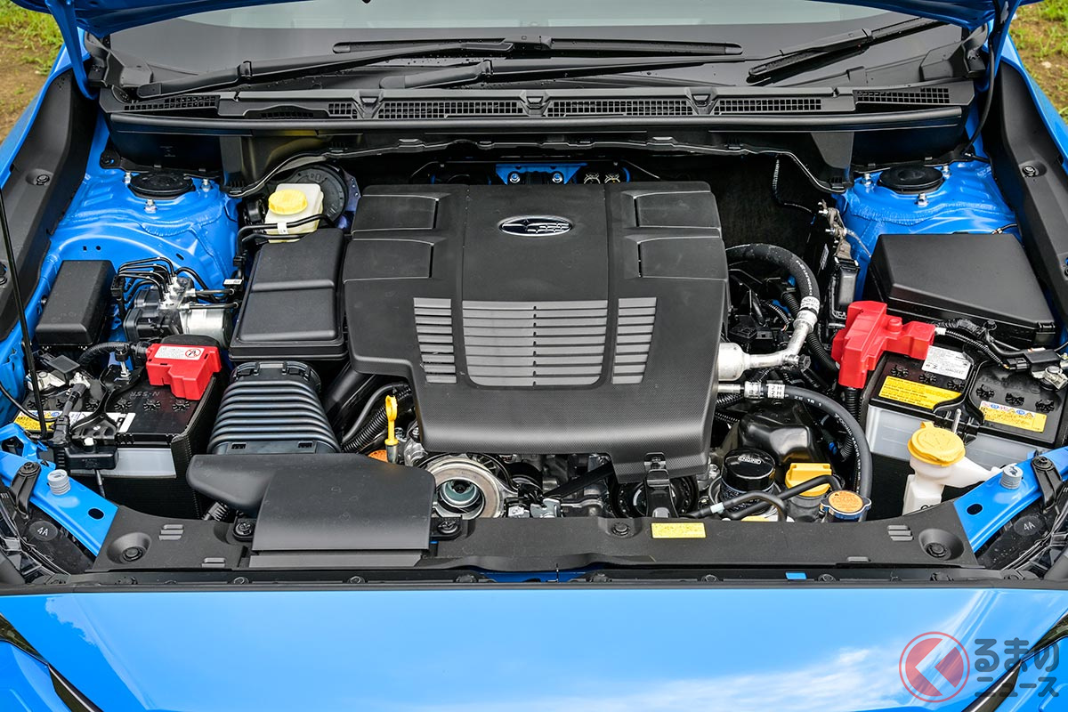 スバル新型「クロストレック」に搭載される2リッター水平対向エンジン(e-BOXER)