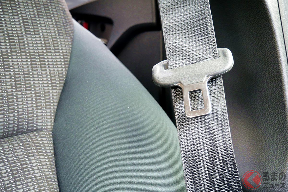 着用が義務となっているシートベルト