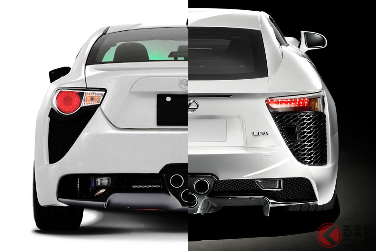 再現度がハンパない!「LFT-86」と「LFA」