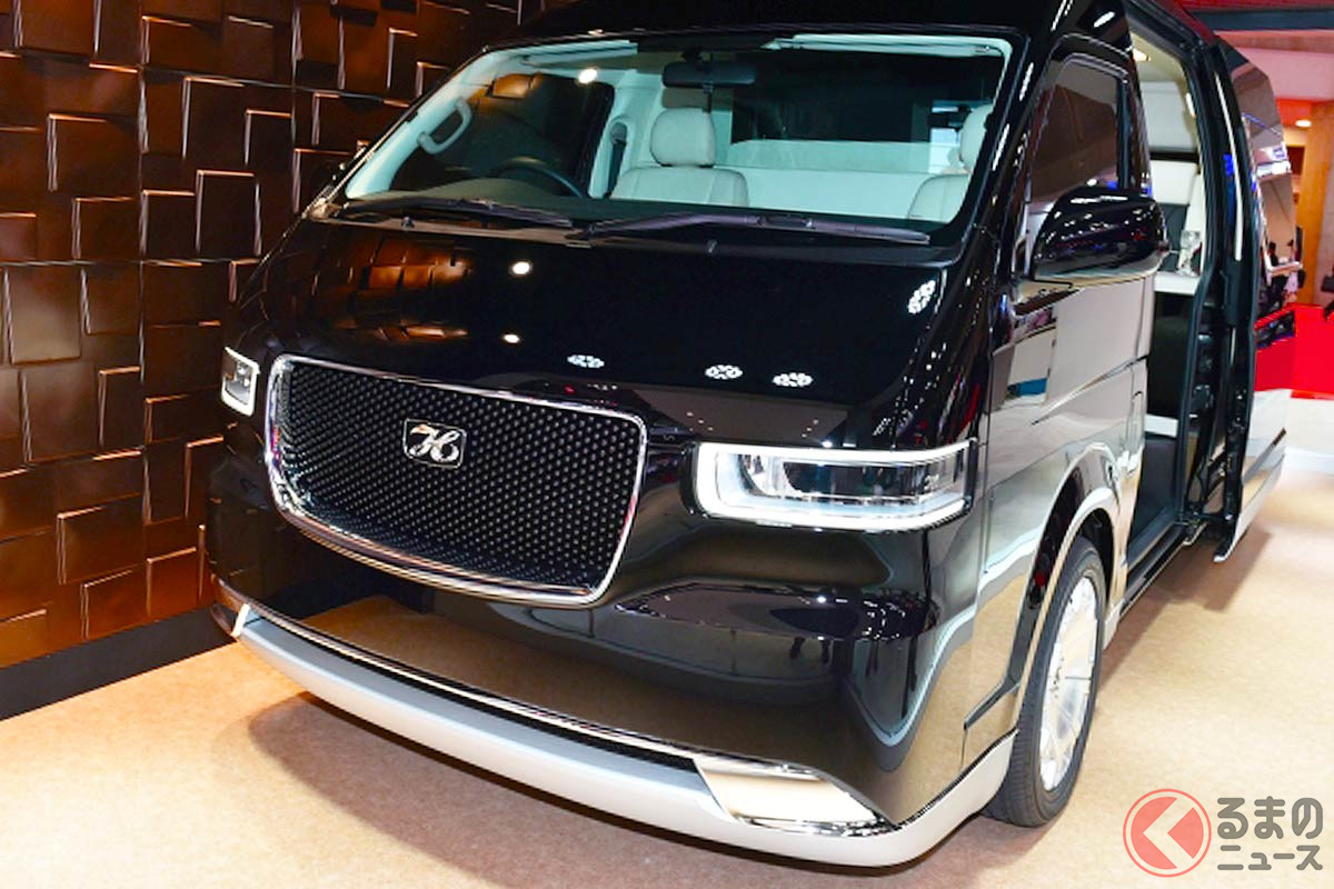 トヨタ車体が出展した「ハイエース プラチナム ラウンジ」