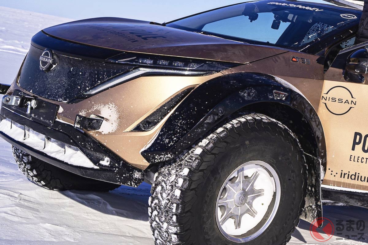 カッコいい! 日産「アリア」冒険専用カスタム仕様