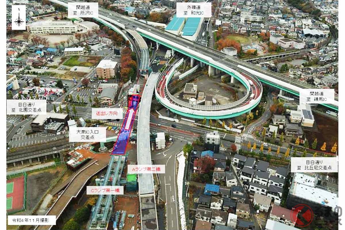 外環道・大泉ICの現況(画像:NEXCO東日本)