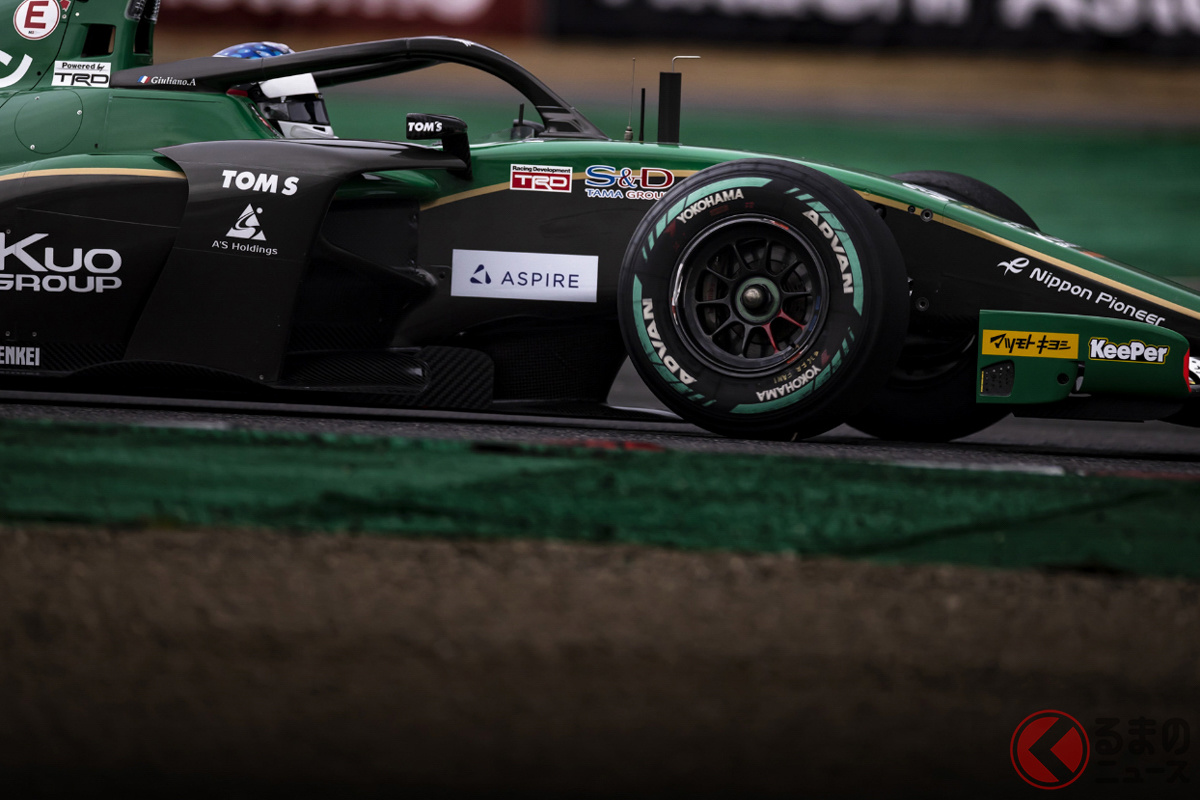 国内最高峰のレース「スーパーフォーミュラ」で培われたデータは、市販タイヤの開発に大切なデータだそう