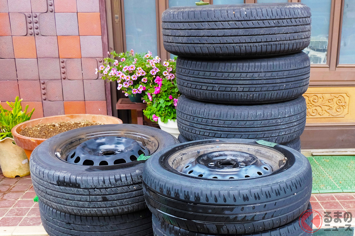 処分に困る「古いタイヤ」は家に溜まりがち…