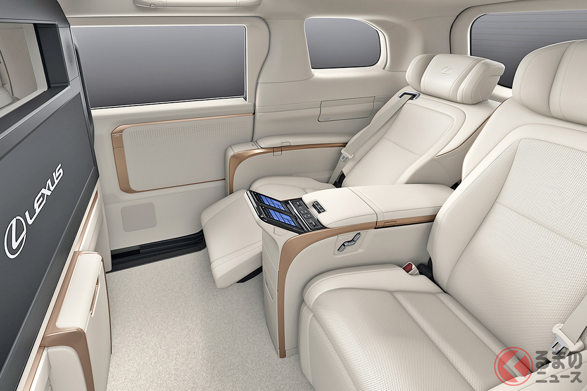レクサス新型「LM」の2列目はまさにファーストクラスと言える