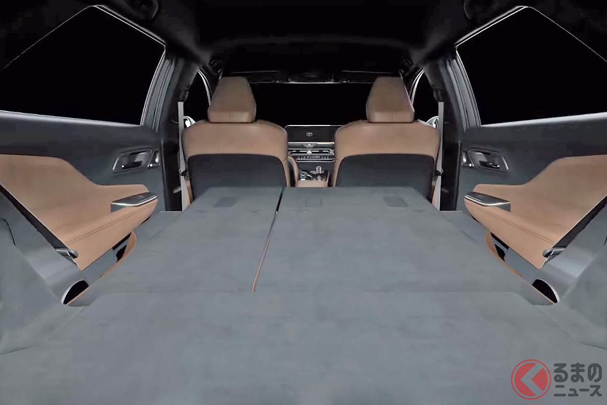 わ、広大! 大人2人でも「寝られそう」な余裕の荷室空間が魅力のトヨタ 新型「クラウン エステート」