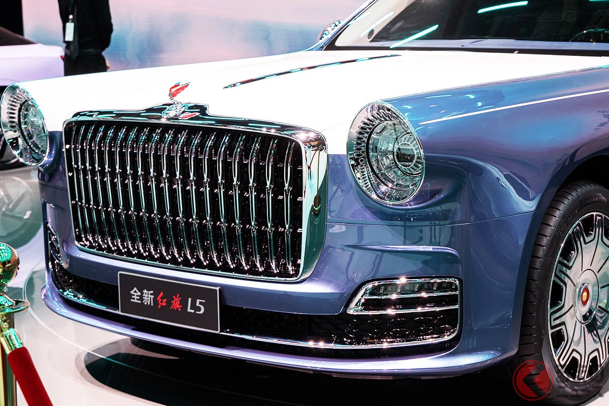 2023年4月に開催された上海モーターショー2023では最上級モデル「L5」のフルモデルチェンジを発表(撮影:加藤博人)