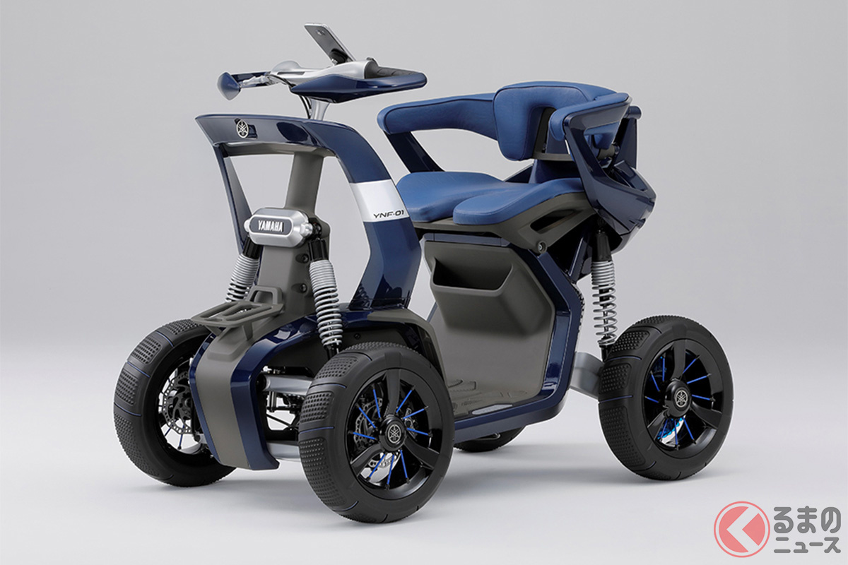 ヤマハが第46回「東京モーターショー2019」に出展した低速モビリティのコンセプトモデル「YNF-01」