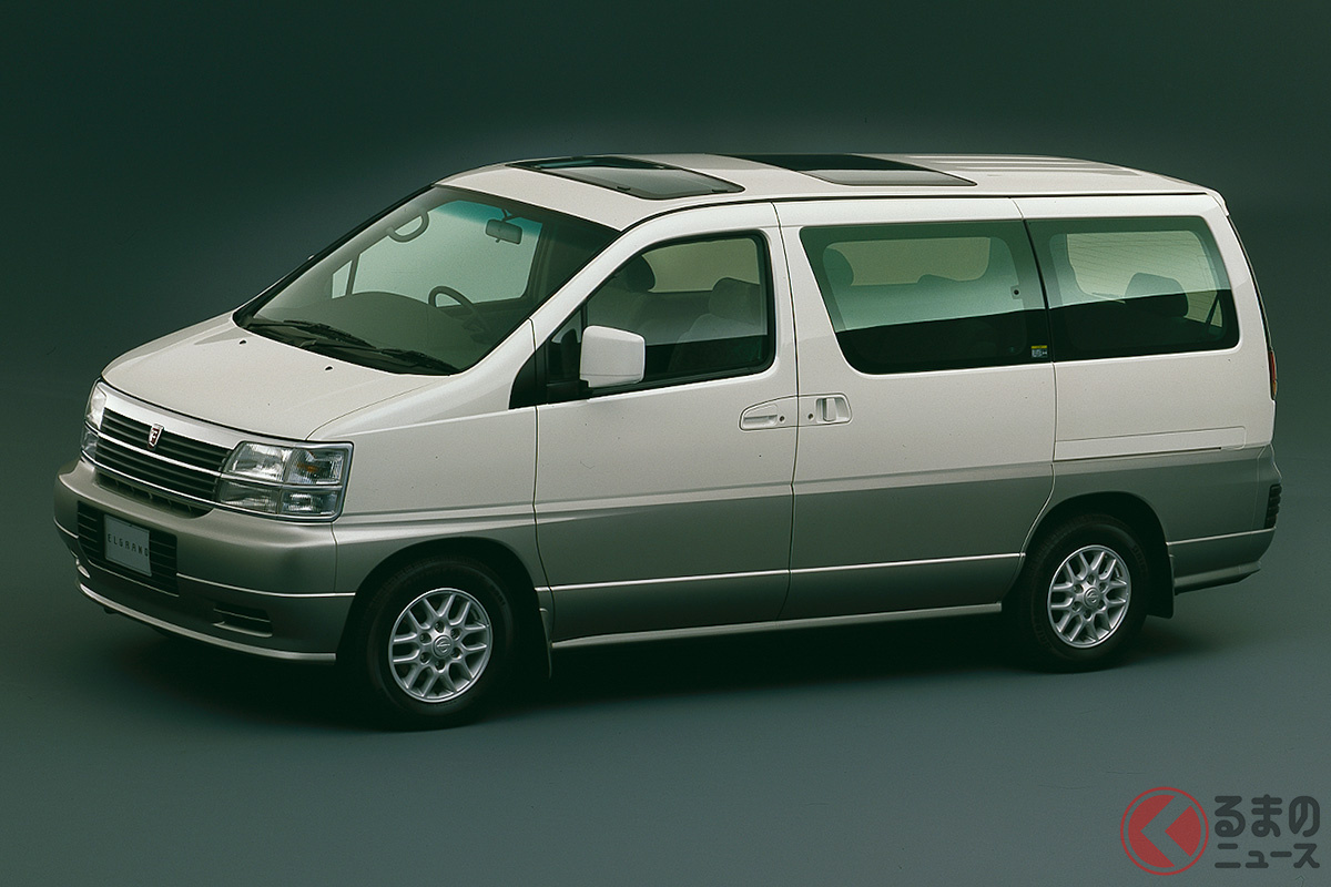 ラージクラスの「高級ミニバン」というジャンルを開拓した初代・日産「エルグランド」
