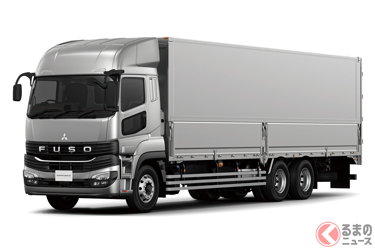 大型トラック「スーパーグレート」新型モデル(実車展示)