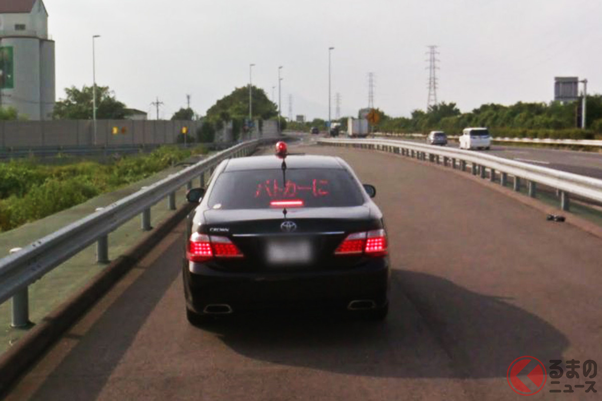 ストビューカーが捕まってしまった瞬間(Photo:グーグル・マップ(C))