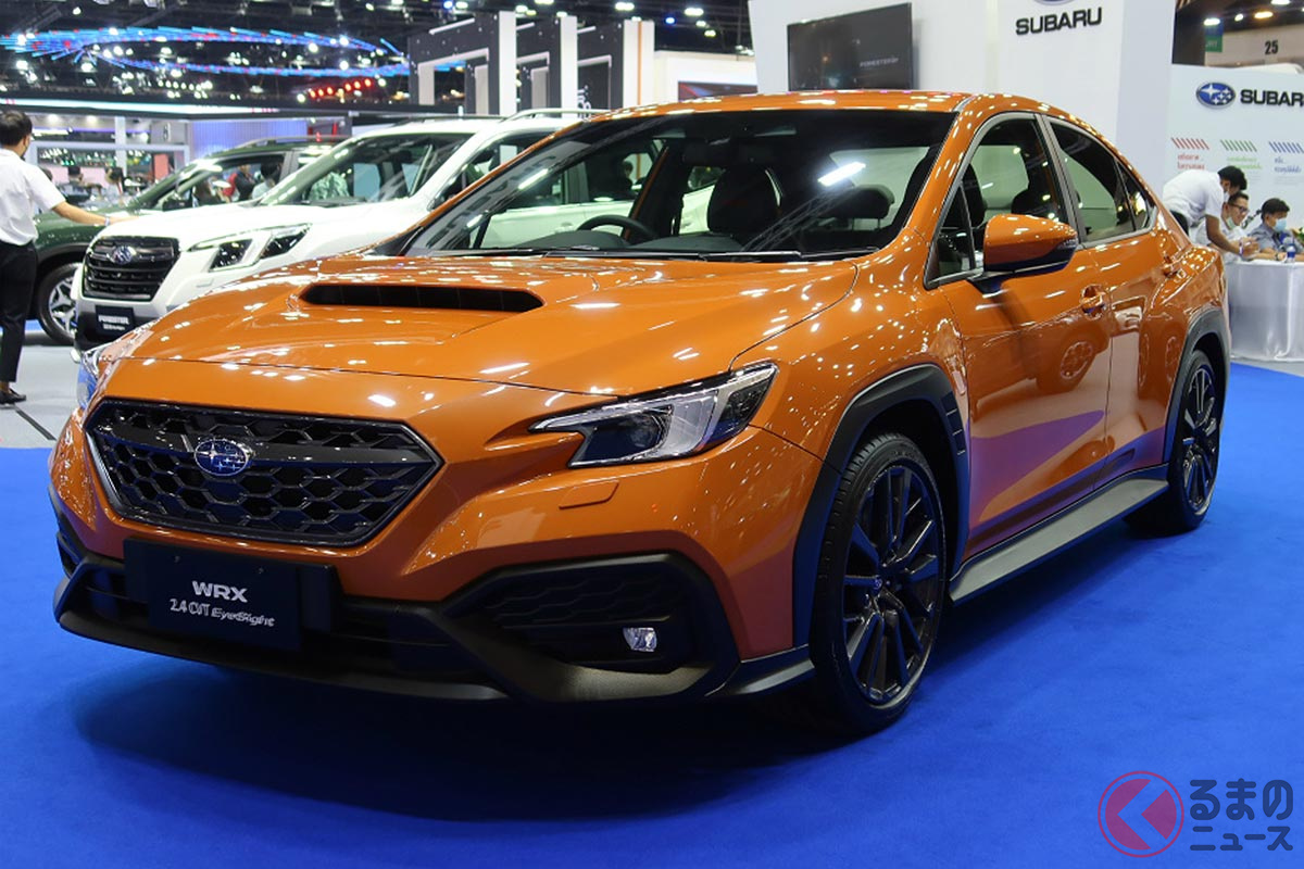 タイ仕様のスバル「WRX」(写真はCVT車)