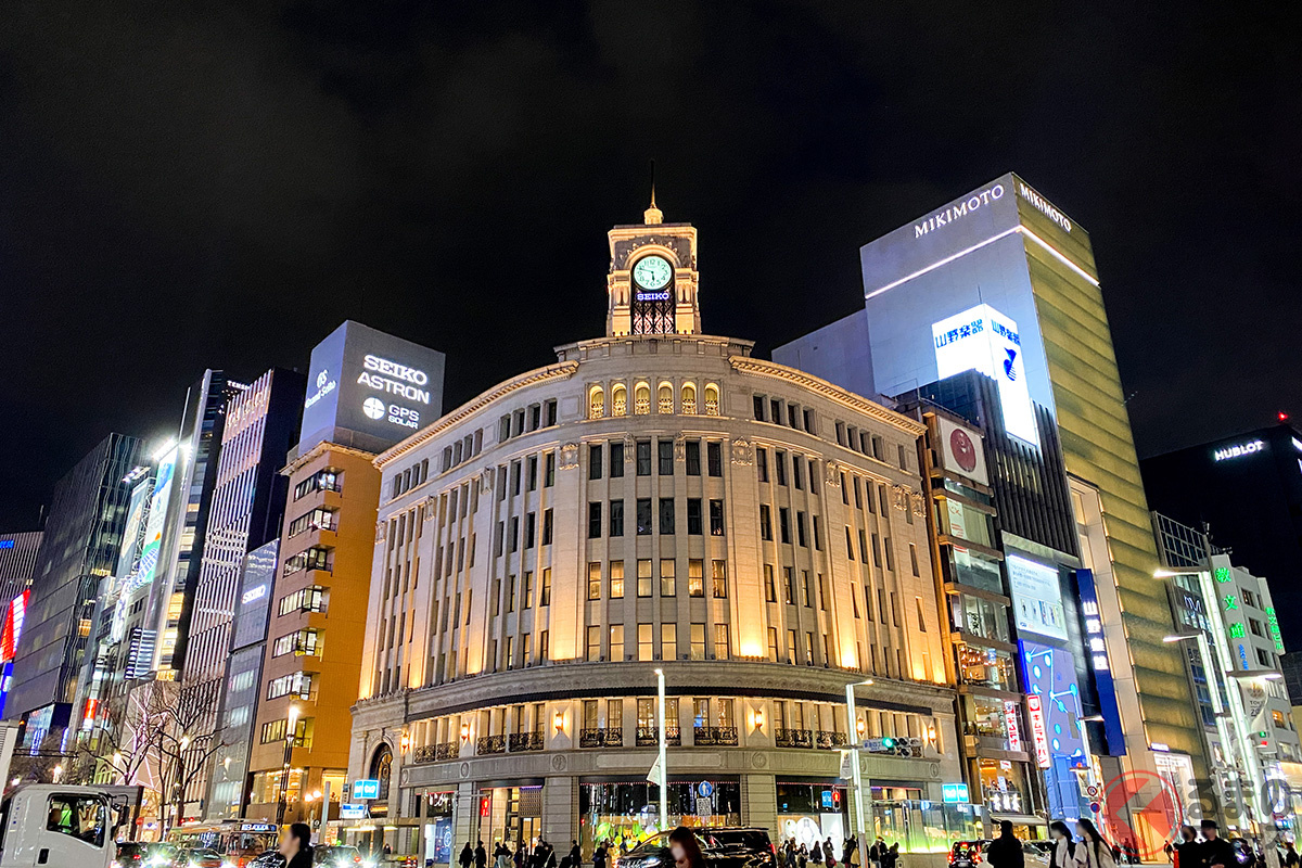 日本有数の高級繁華街として知られる「東京都中央区銀座」