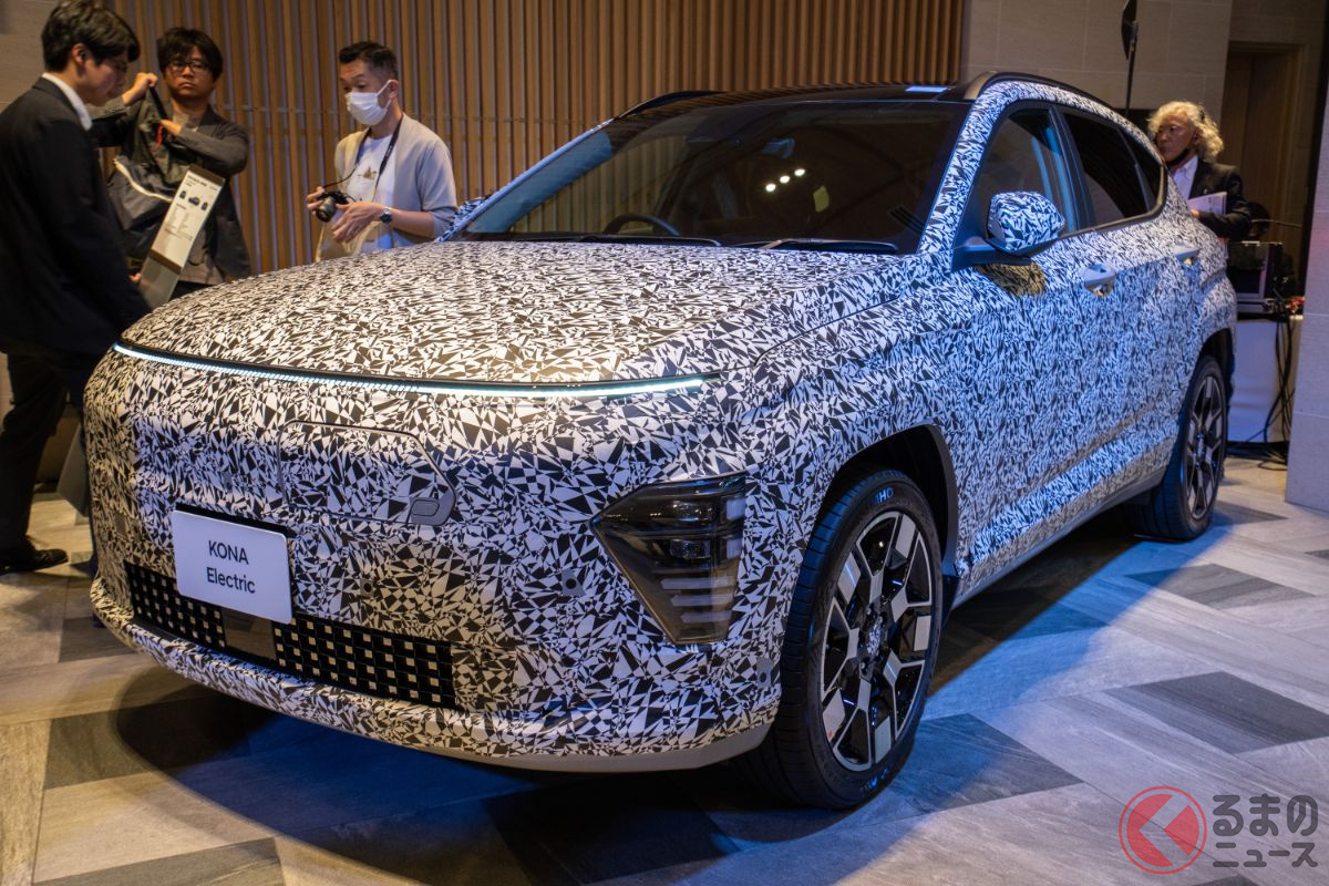 デザインが気になる! 純電動SUV「コナ エレクトリック」の日本導入が明らかに!(撮影:加藤博人)