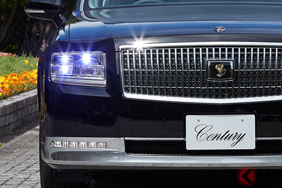 内閣総理大臣専用車となる「センチュリー」にはどのような特徴があるのか?(画像はベースとなるトヨタ「センチュリー」)