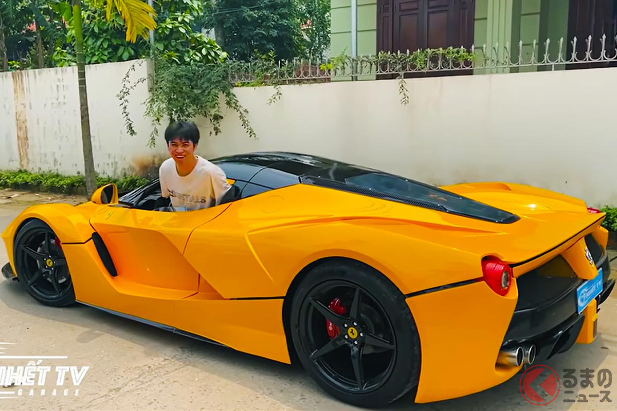 DIYとは思えない! Vu Van Nam氏が自作し、さらに完成度を高めた「DIYラ・フェラーリ」