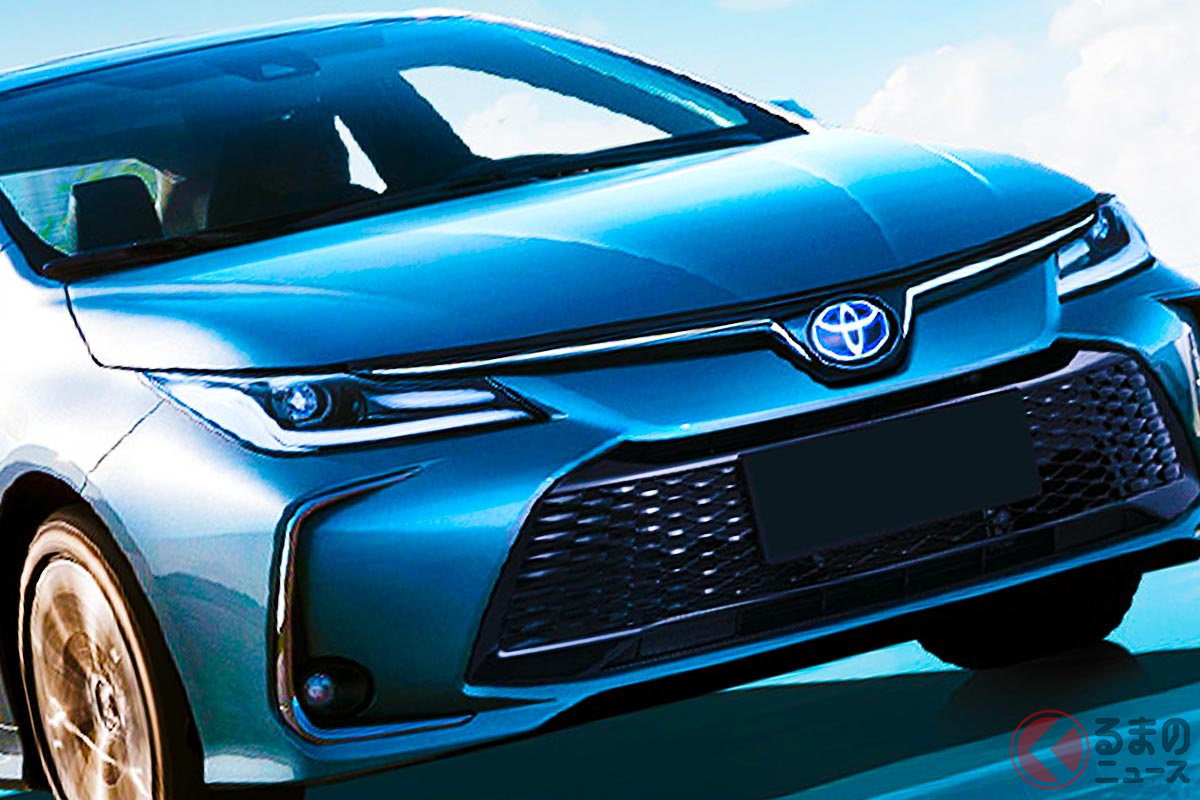 一汽トヨタが先行公開した、新型「カローラ」のティザー画像