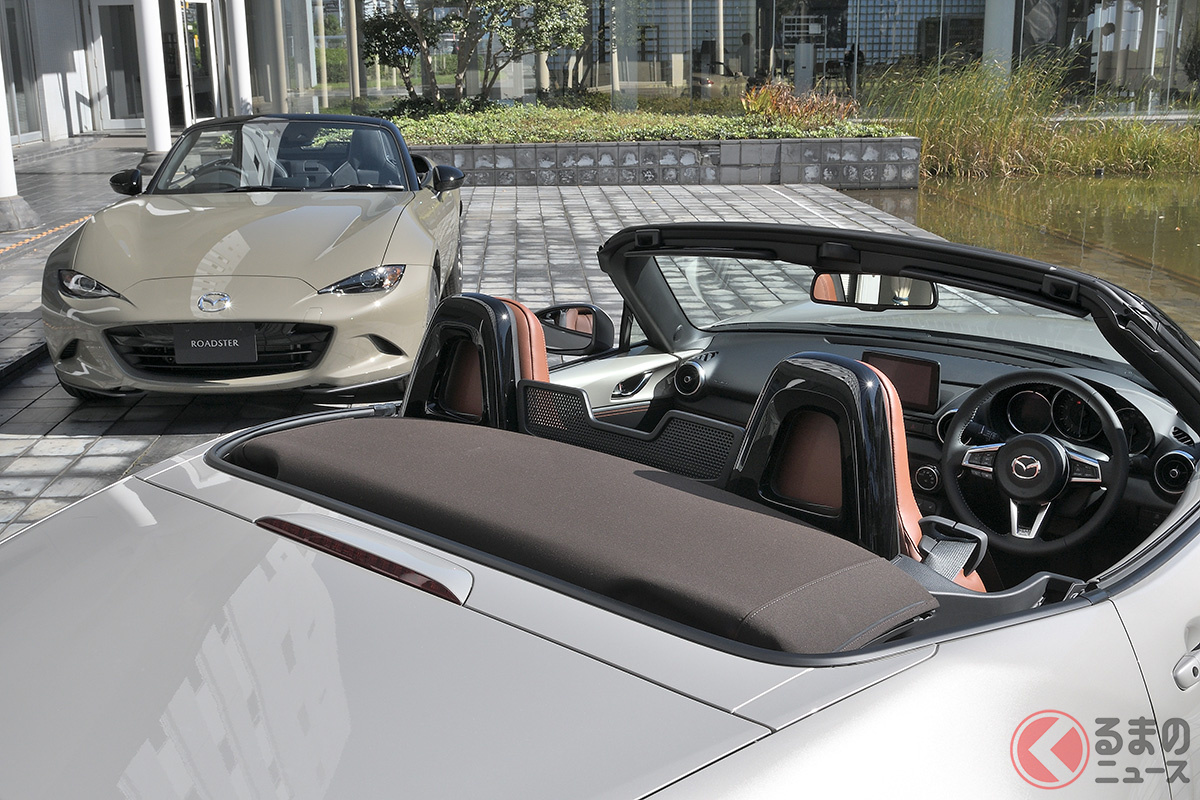 気持ちの良いオープンエアーを感じるロードスター