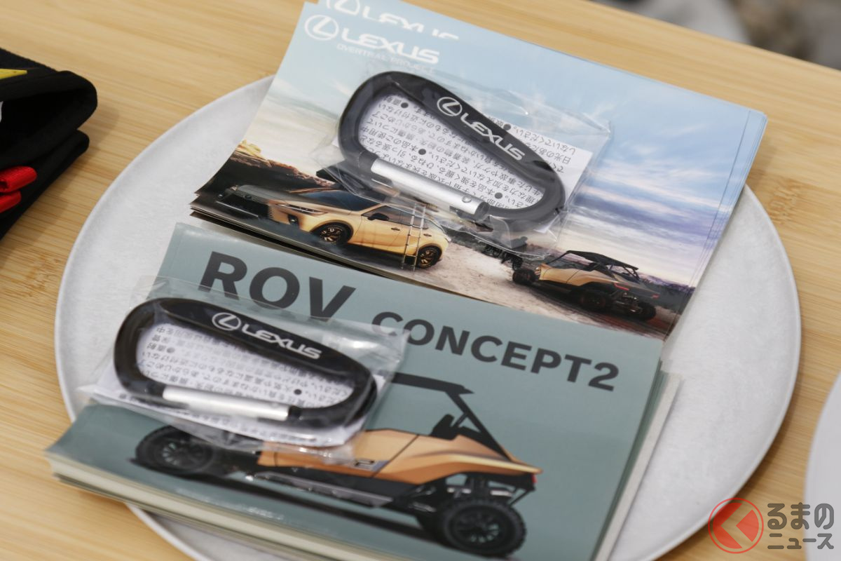 レクサスのオリジナルカラビナ