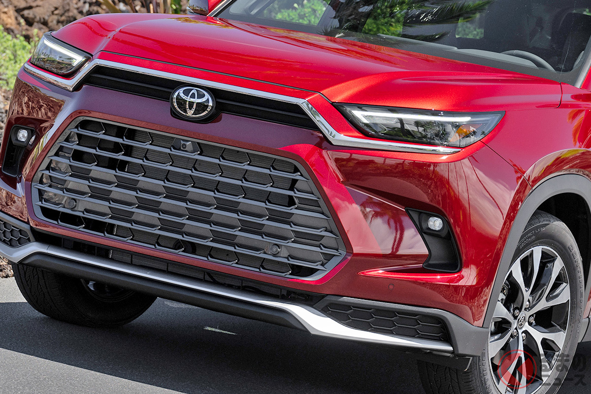迫力度さらにアップ! トヨタの新型3列シートSUV「グランドハイランダー」