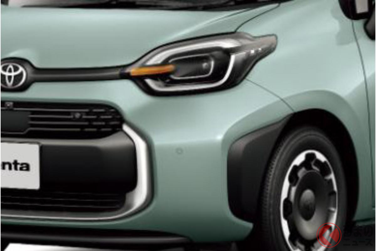 一部改良されたトヨタ「シエンタ」