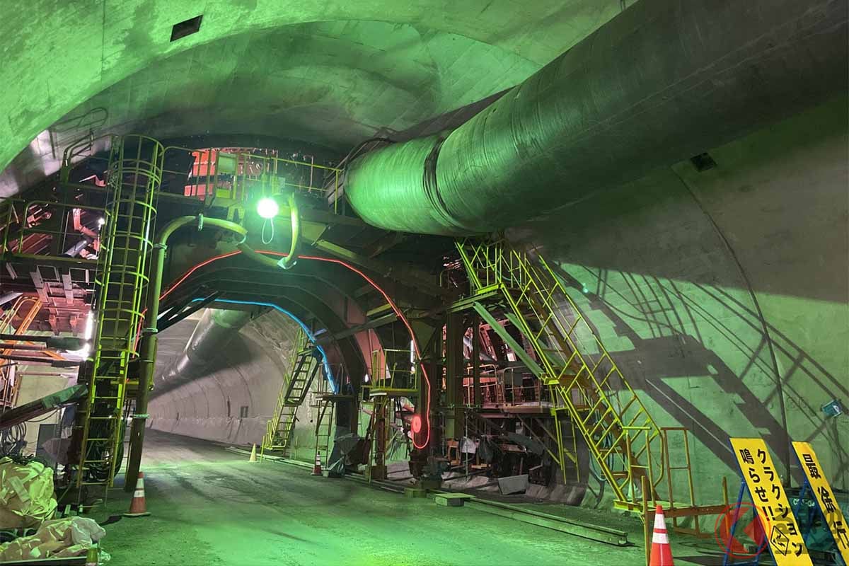 建設が進む三遠南信道(青崩峠道路)の青崩峠トンネル(仮称)(画像:国土交通省中部地方整備局飯田国道事務所)
