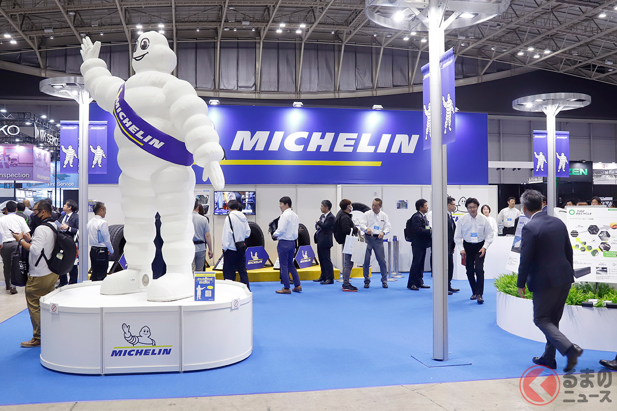 「ジャパントラックショー2024」ミシュランブースの様子