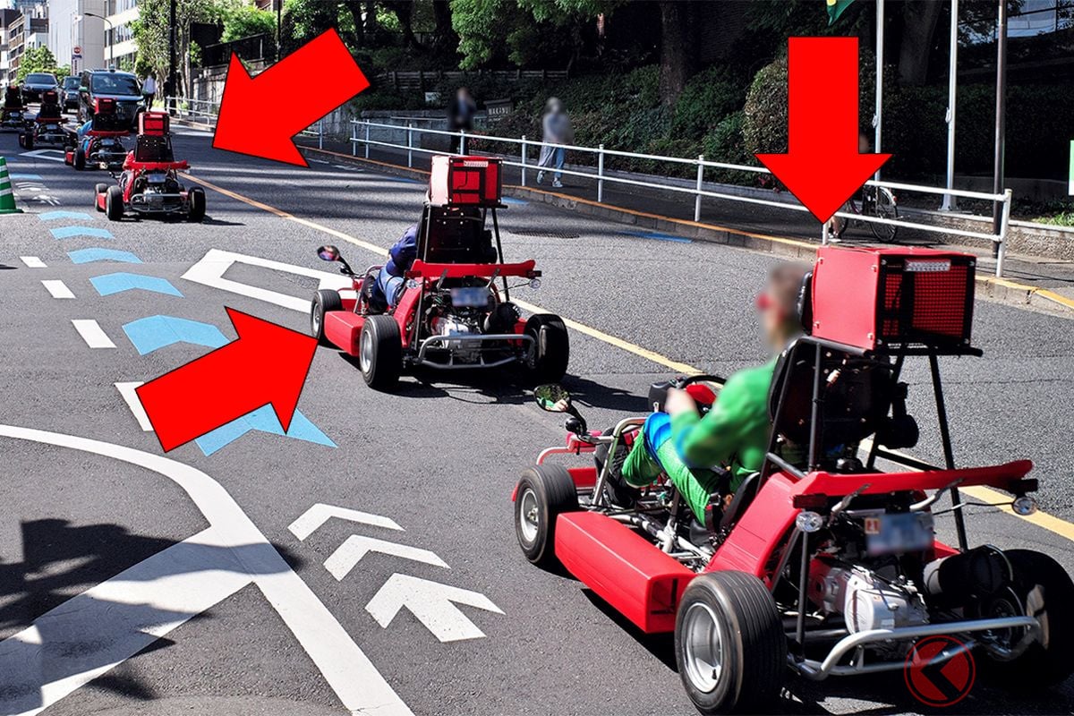 都内で再び増えてきた? 公道を走行するゴーカートのような乗り物(画像はイメージ)