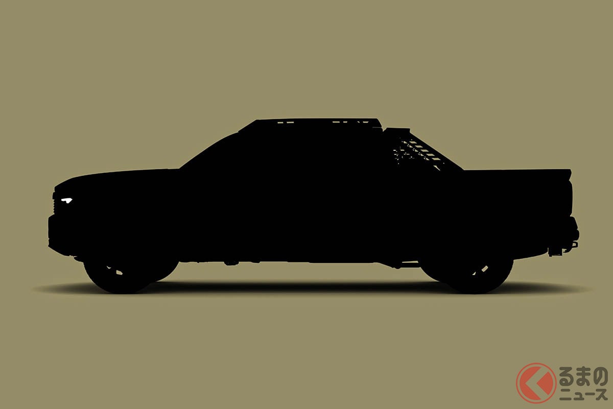 トヨタ新型「タコマ」のティザー画像