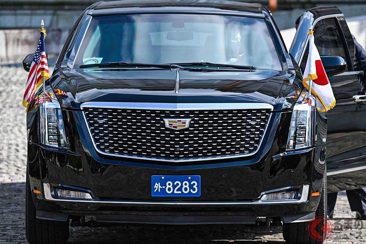 大統領専用車「キャデラック・ワン」こと「ビースト」（Photo：AFP＝時事）