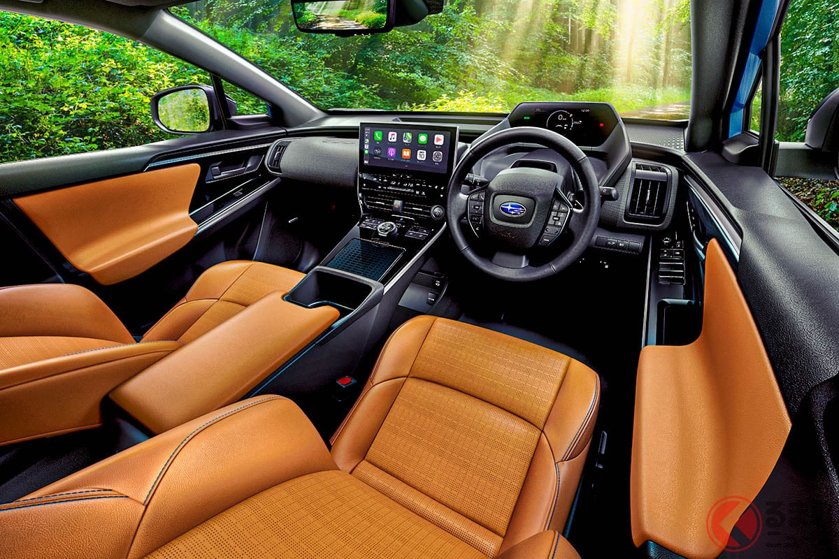 高い安全性を証明したスバル「ソルテラ」のインテリア