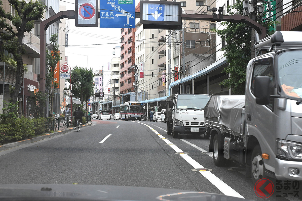 切り替え時間に差し掛かったら落ち着いて車線変更を