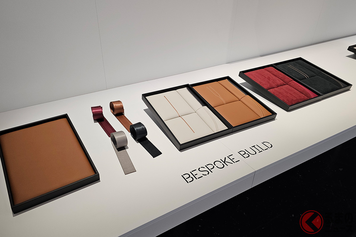 33万通りの組み合わせが可能なオーダーメイドシステム「Bespoke Build」が用意される