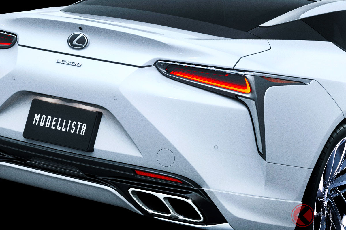 レクサス新型「LC」(モデリスタパーツ装着)