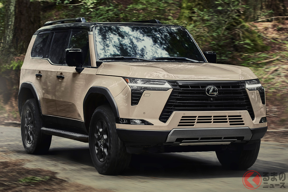 オフロード性能を強化したレクサス新型「GX オーバートレイル」(プロトタイプ)