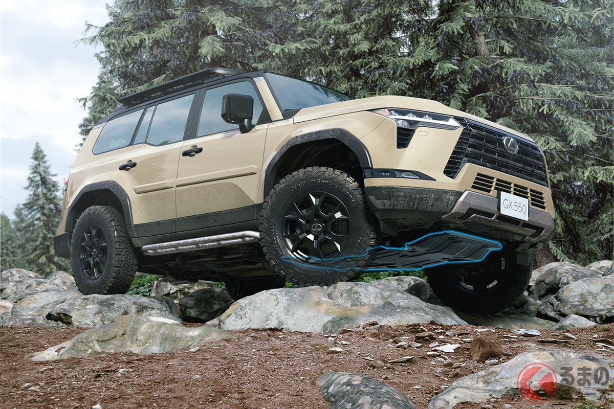 タフ感溢れる…レクサス 新型「GX “OVERTRAIL”」がカッコ良すぎる!(プロトタイプ)