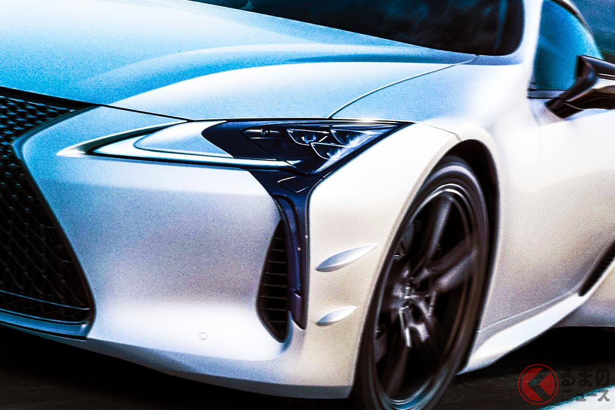 一部改良を受けたレクサス新型「LC」