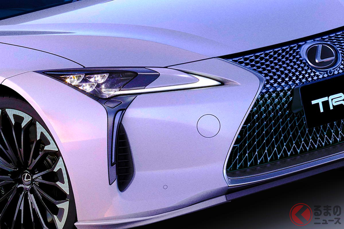 レクサス新型「LC」(TRDパーツ装着)