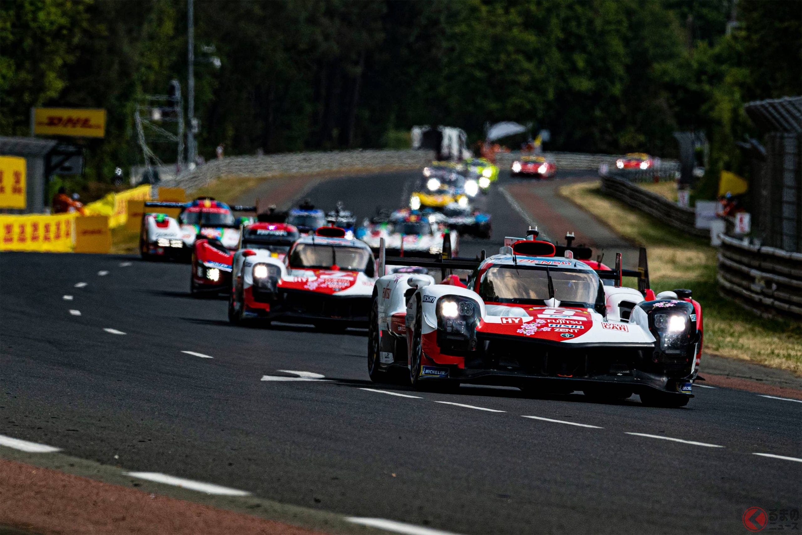 レースでは熱い戦いが繰り広げられた