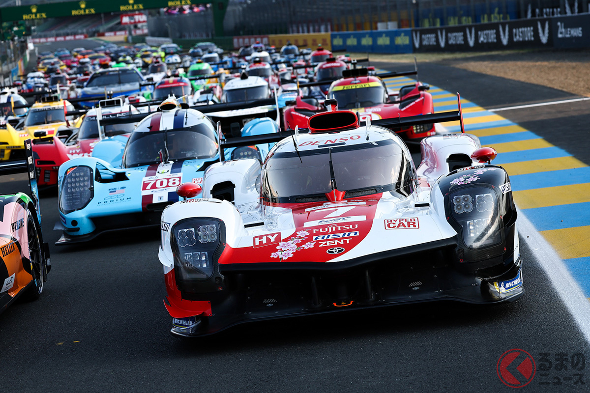 ル・マン24時間レースに挑むGR010 HYBRID(公式SNSより)