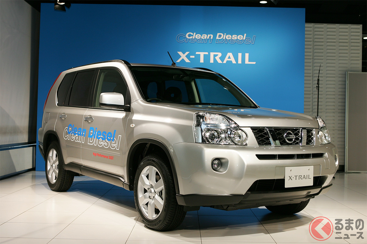 2008年に追加設定された日産「エクストレイル 20GT」(クリーンディーゼルdCiエンジン搭載モデル)