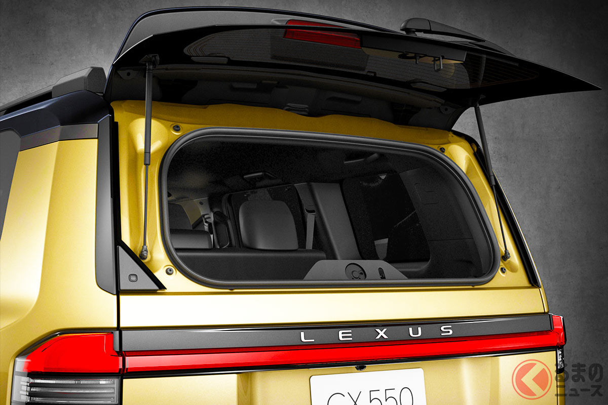 レクサス 新型「GX」はガラスハッチを採用！