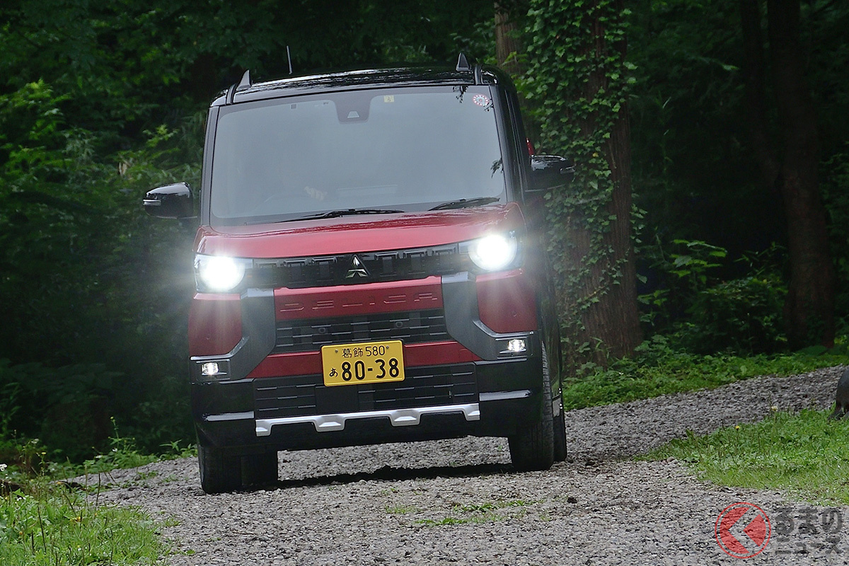 三菱 新型「デリカミニ」はちょっとした悪路でも安定性が抜群!