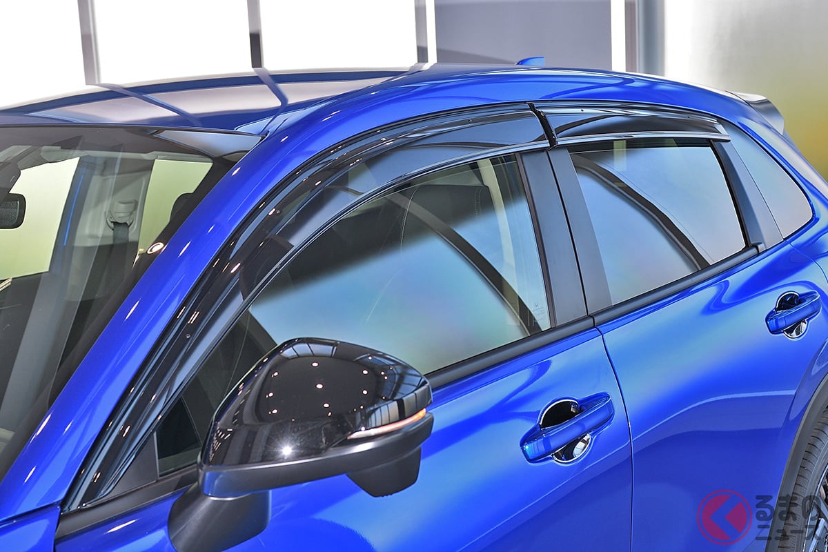 定番オプションの「ドアバイザー」(画像はホンダ「ZR-V」の純正アクセサリー)