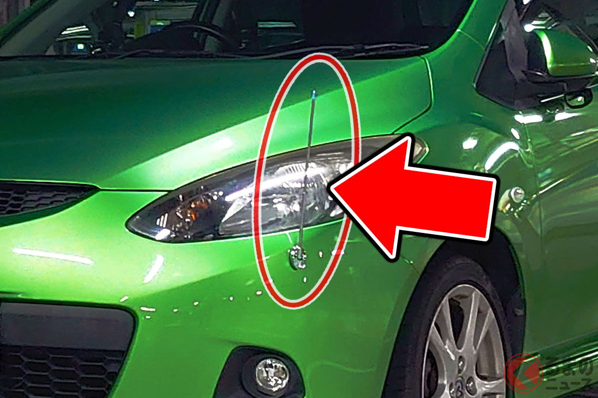 後付できる便利な「フェンダーポール」で可愛さもUP!