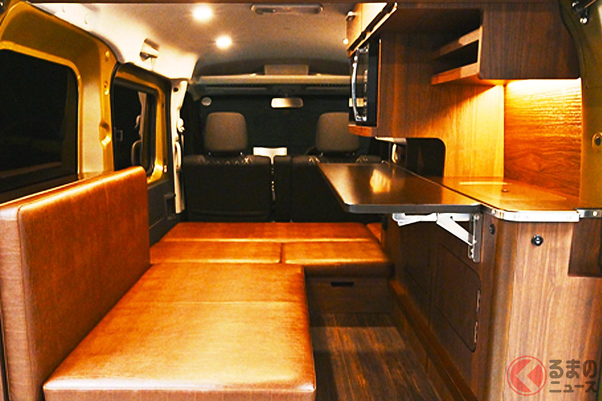 ケイワークスの新型軽キャンパー「エクスクルーシブ ミニ バード」