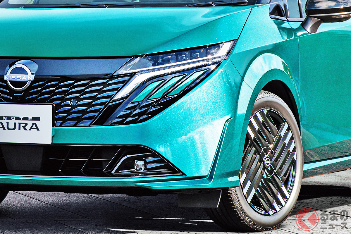 上質仕様の「ノートオーラ」 改良でデザイン刷新